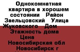 Однокомнатная квартира в хорошем состоянии › Район ­ Заельцовский › Улица ­ Жуковского › Дом ­ 113/2 › Этажность дома ­ 5 › Цена ­ 10 000 - Новосибирская обл., Новосибирск г. Недвижимость » Квартиры аренда   . Новосибирская обл.,Новосибирск г.